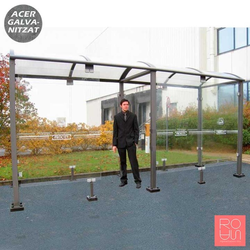 Refugi per fumadors model Bòveda "M" 5000 mm